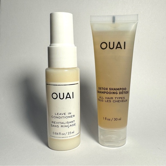 OUAI Other - OUAI Detox Shampoo & Leave In Hair Conditioner Travel Size Minis Haircare